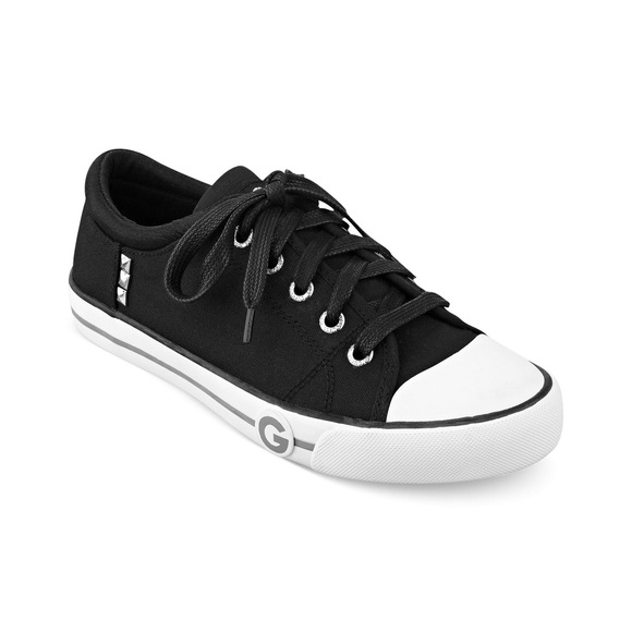 G BY GUESS Oona Fashion Sneakers Studded Black Size 8.5 - Picture 1 of 7